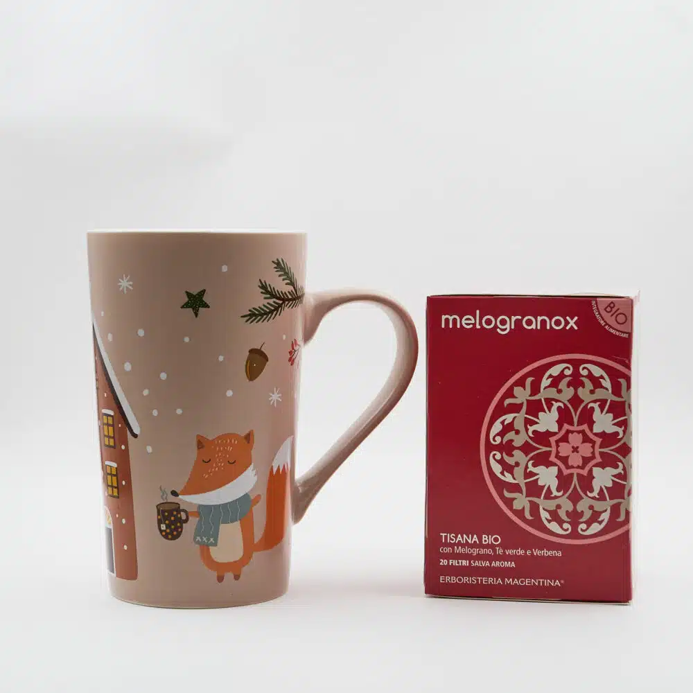 Kit erboristeria magentina mug e tisana melograno