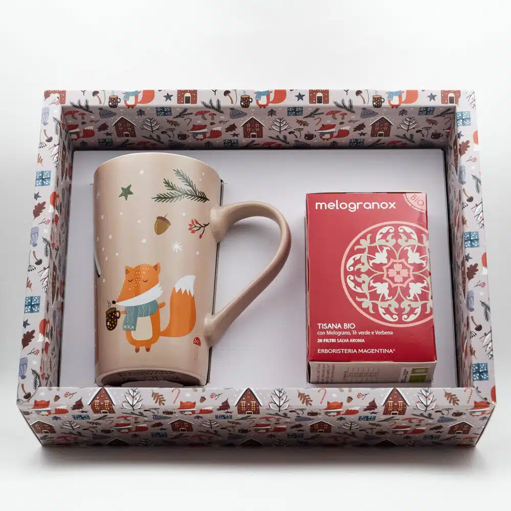 Kit erboristeria magentina mug e tisana melograno